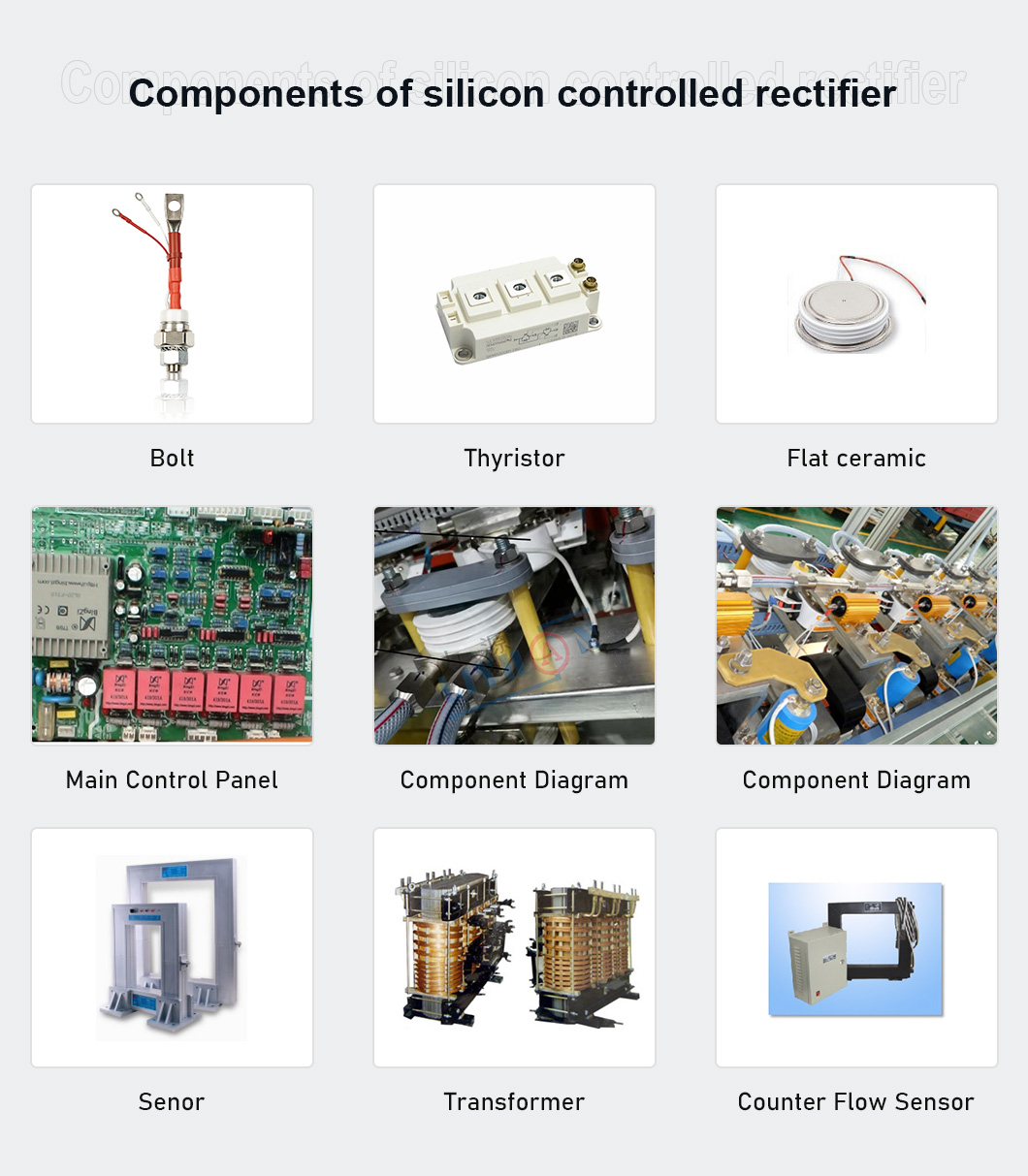 Components of silicon controlled rectifier